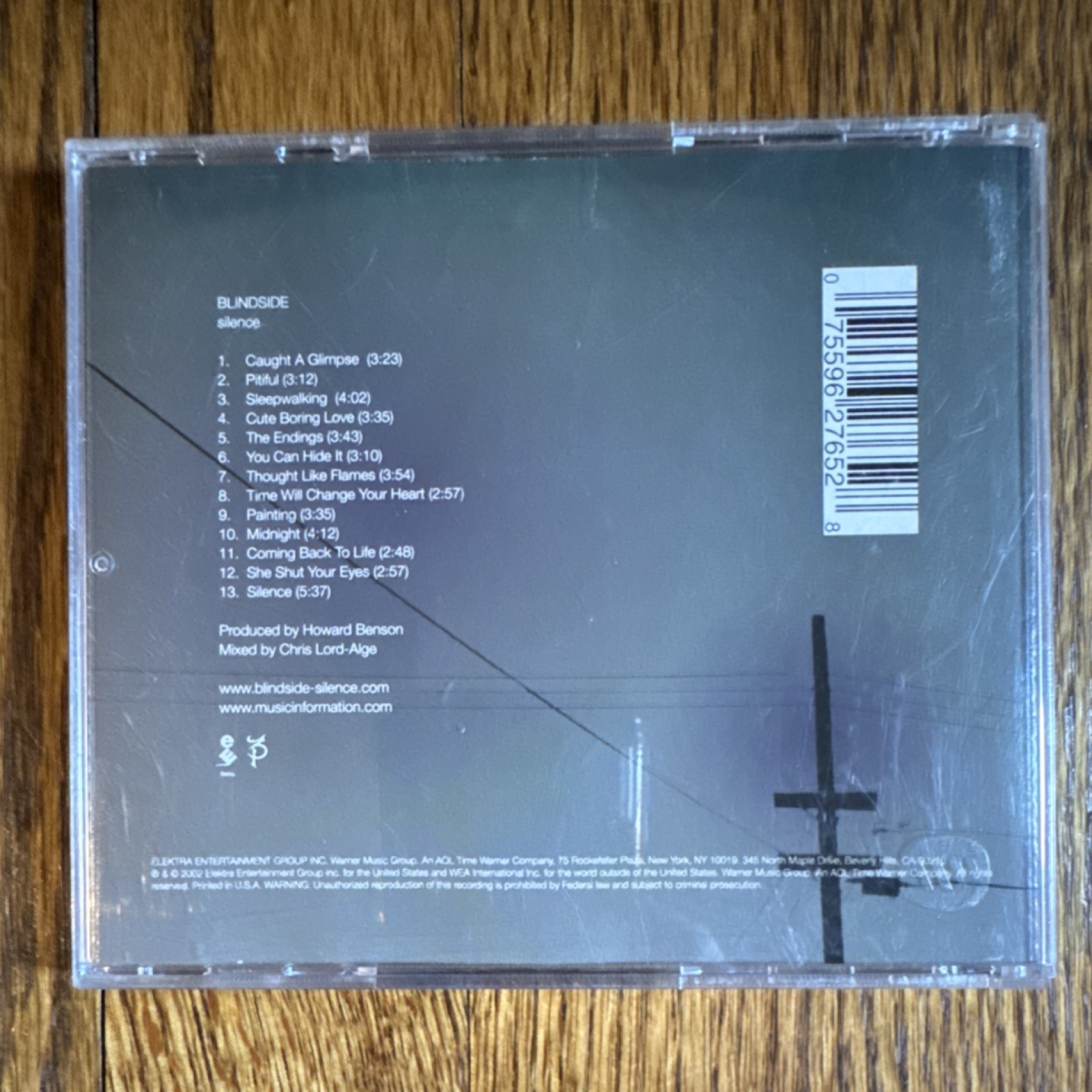 Blindside Silence CD Rock Heavy Metal Elektra Entertainment Group 2002 62765-2