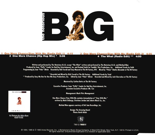 Notorious B.I.G. - One More Chance (CD, Single) (Very Good Plus (VG+)) - [Locati