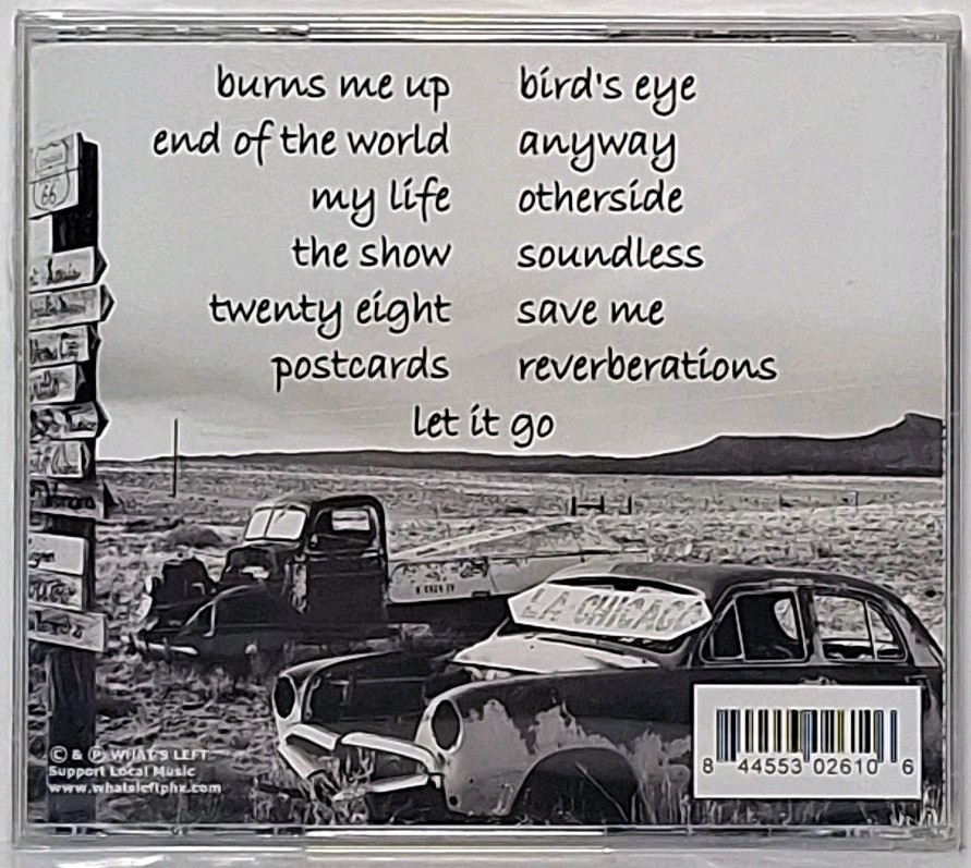 What's Left Let It Go CD Phoenix Arizona Band Rare NEW OOP Fast Shipping