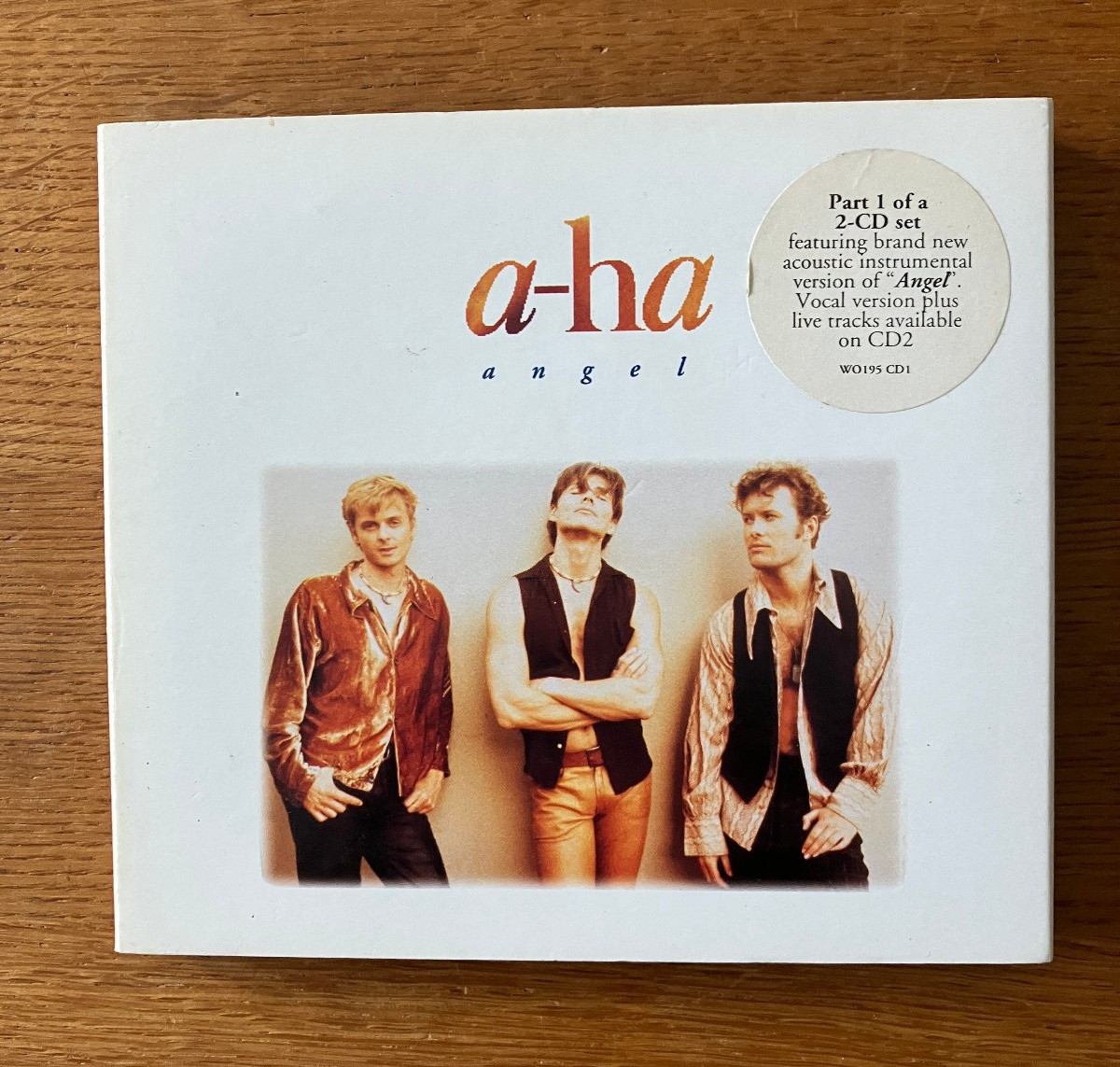 A-Ha - Angel CD Singles 1&2 COMPLETE in original placeholder Digipak (WB, 1993)