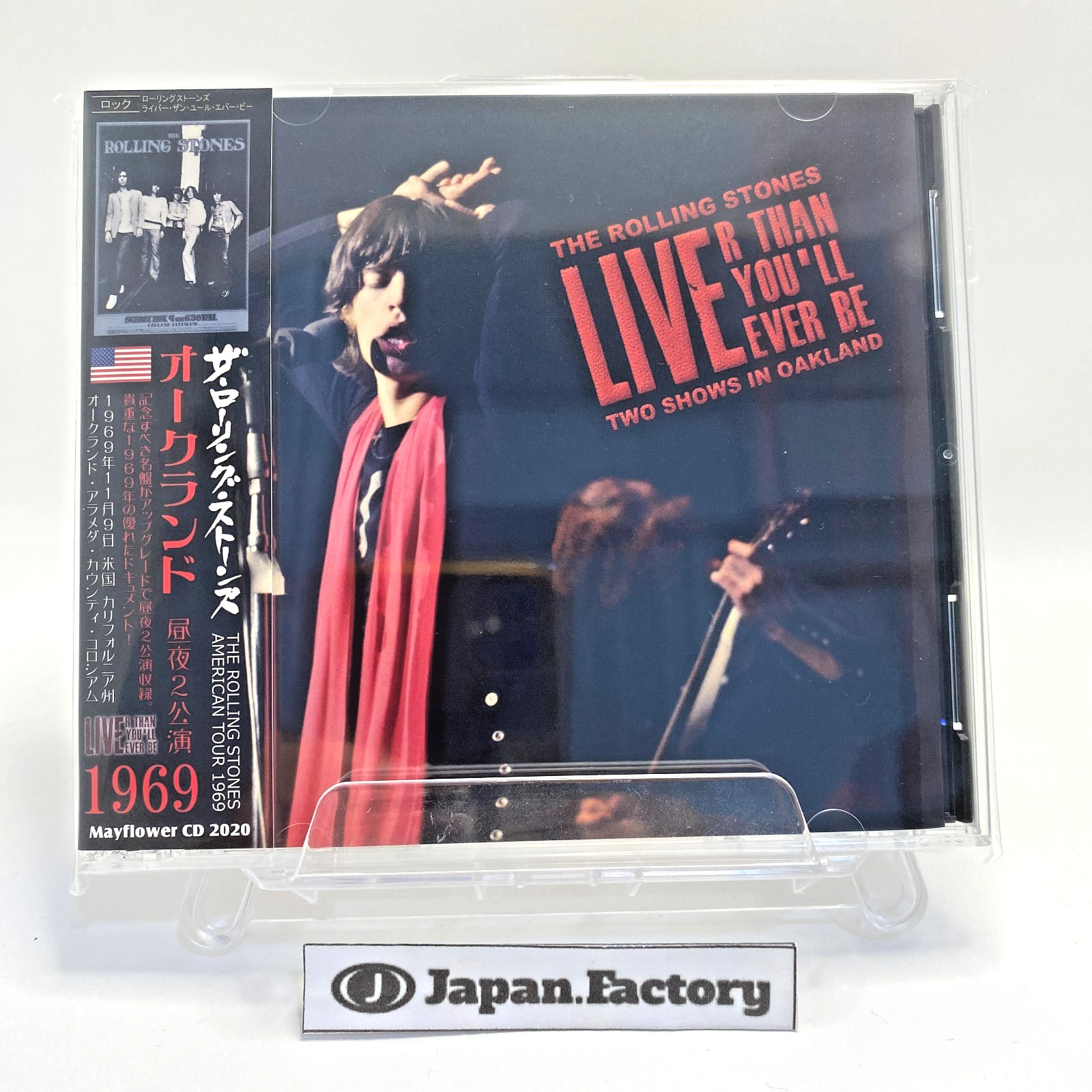 THE ROLLING STONES 1969 LIVE'R THAN YOU'LL EVER BE 2CD+Original OBI NEW!!!