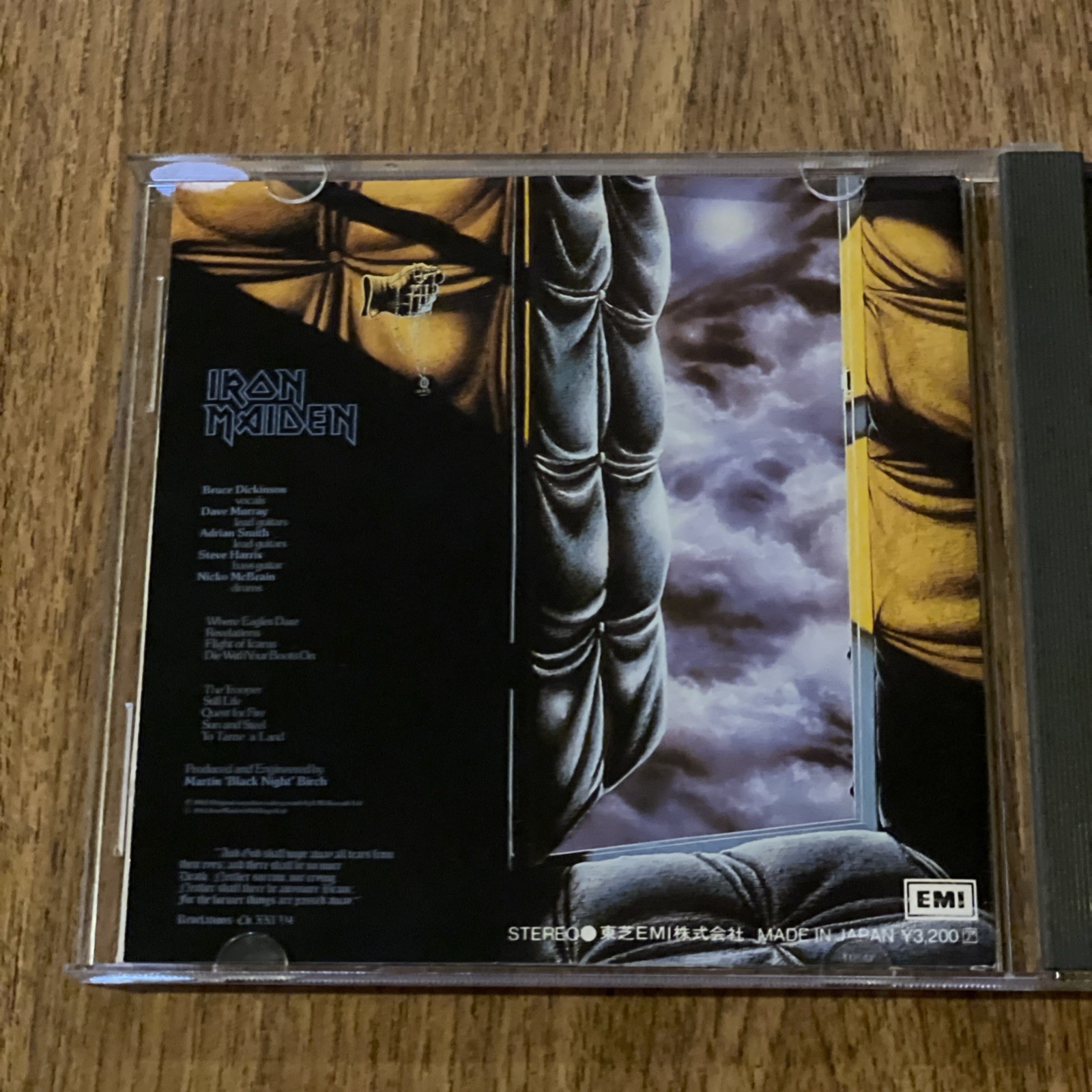 Iron Maiden Piece Of Mind CP32-5109 Japan 1986 Black Triangle CD NM no obi