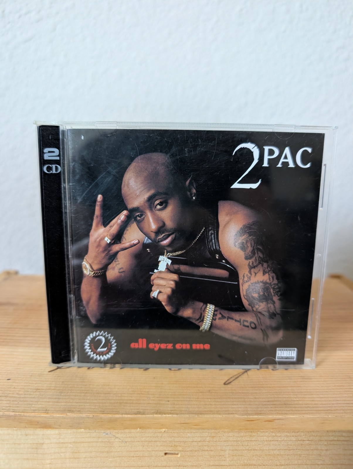 2Pac All Eyez On Me 2 CD Original Issue 314-524 204-2 Tupac Shakur Death Row