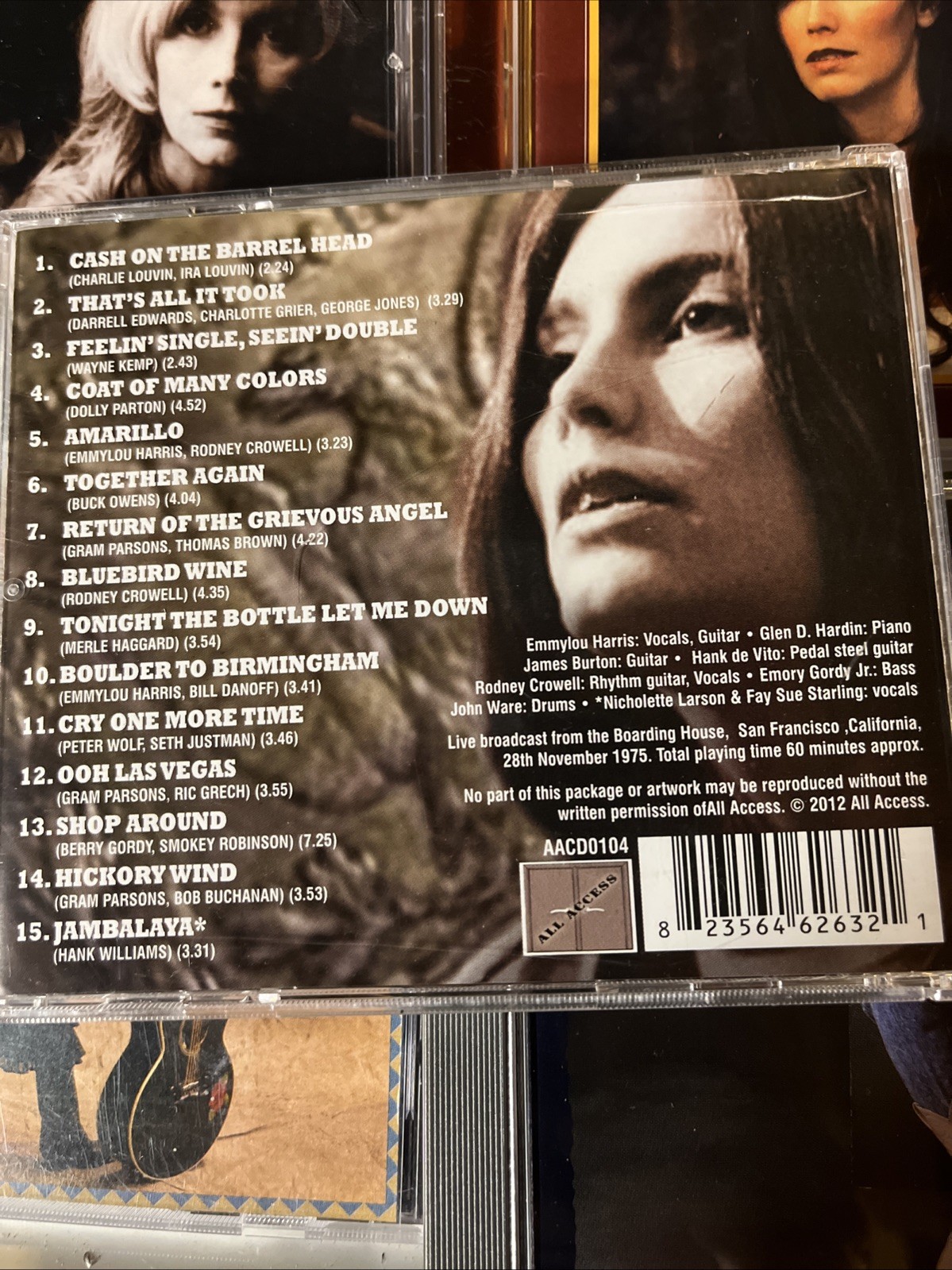 Emmylou Harris 17 CD Lot with Mark Knopfler Linda Ronstadt Dolly Parton - VG