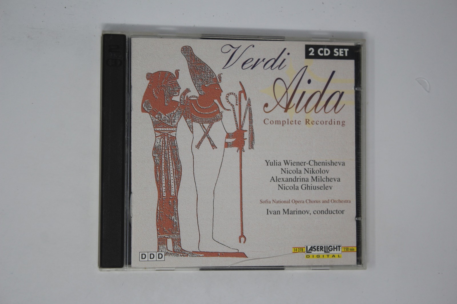 Verdi Aida Complete Recording 2 CD Set Laserlight Digital