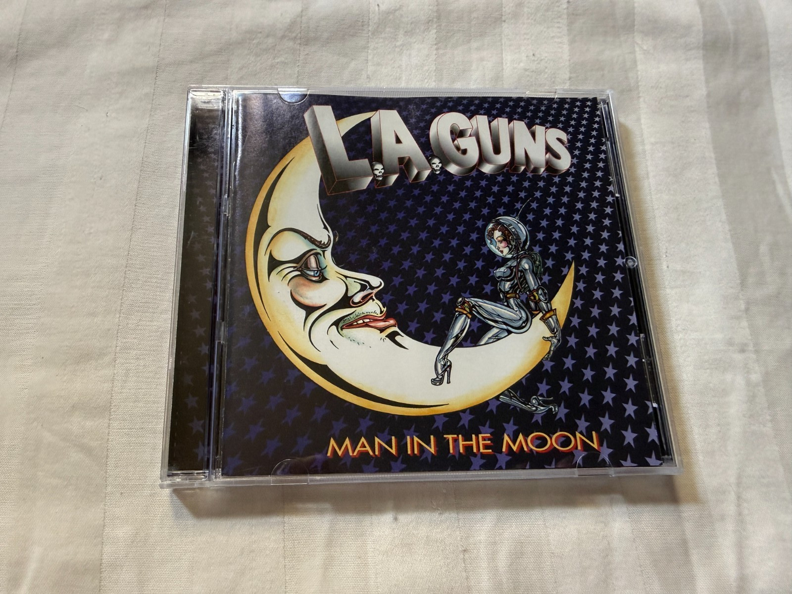 L.A. Guns - Man in the Moon CD 2001 Spitfire Original 80s Hard Rock OOP RARE
