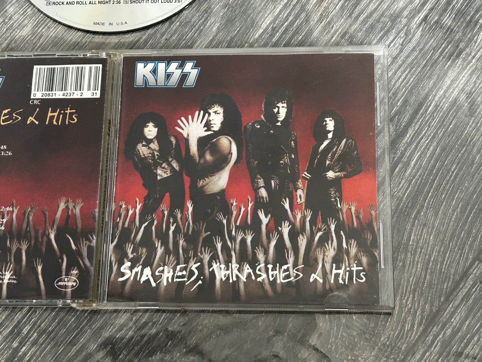 KISS CD Smashes Thrashes & Hits CRC USA Vintage Kiss Eric Carr Bruce Kulick