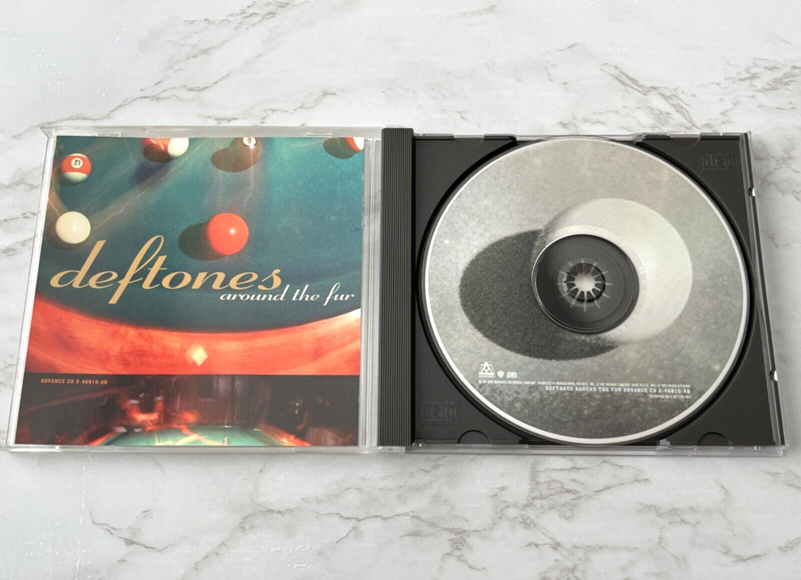 Deftones Around The Fur CD🚨PROMO! Maverick 2-46810-AB Chino Moreno VERY RARE!🚨