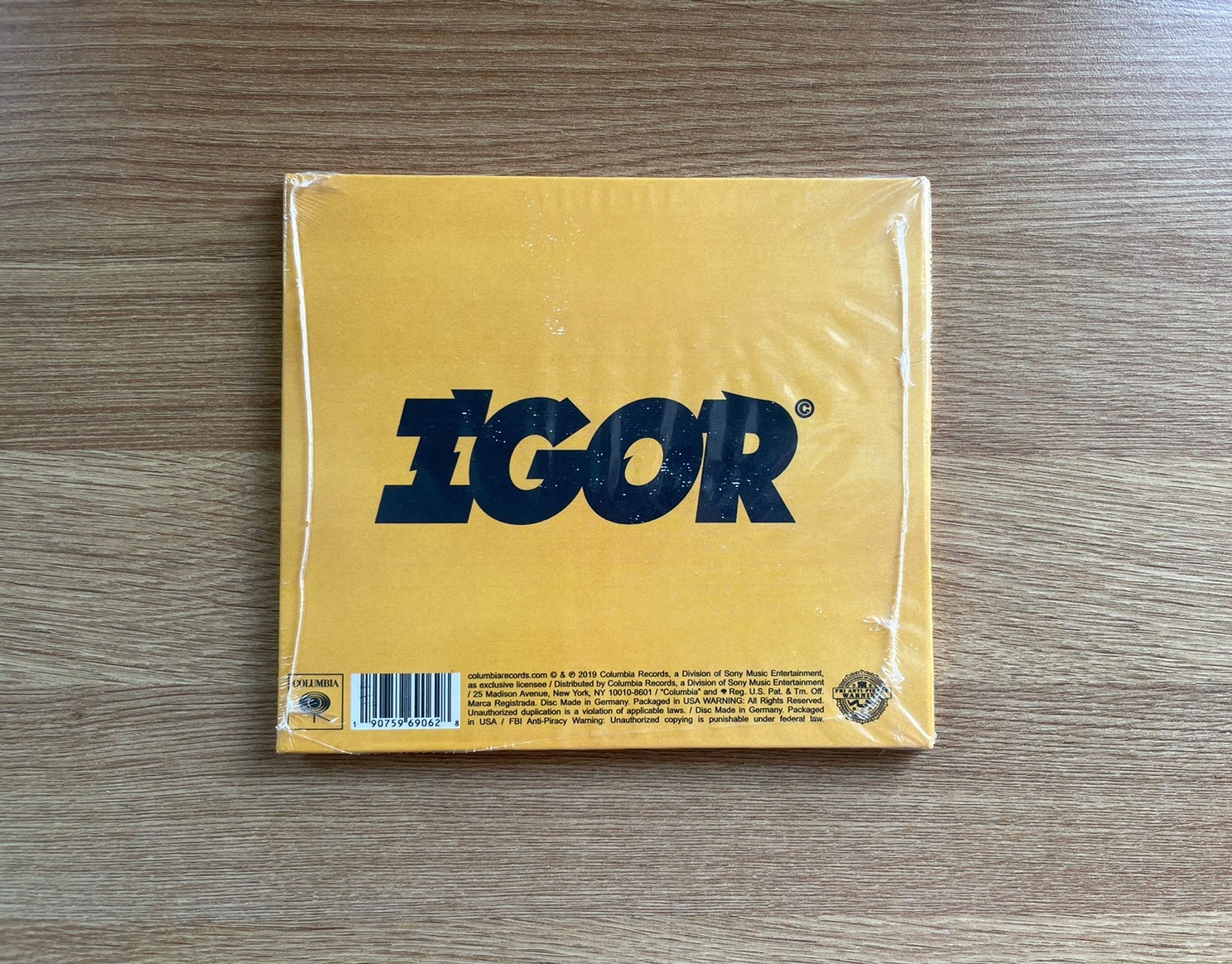 Tyler, The Creator IGOR Limited Edition Yellow CD NEW & SEALED Print defective.