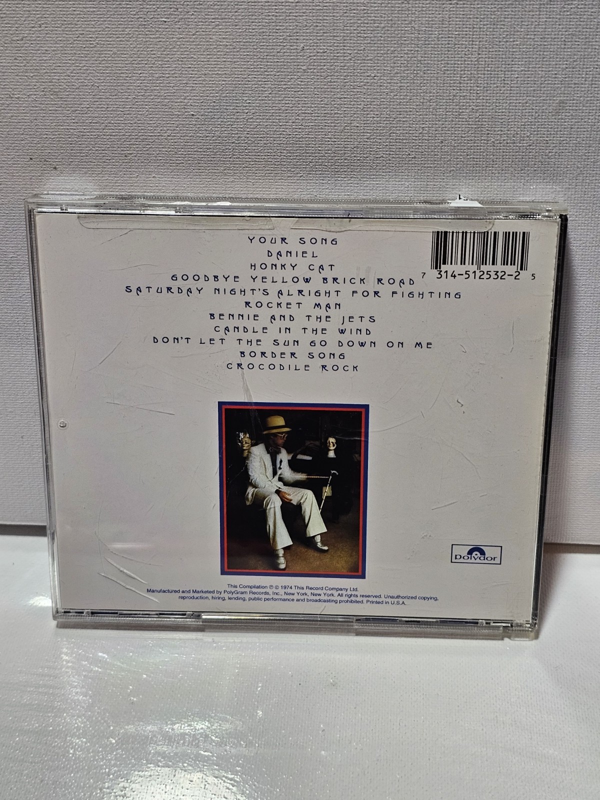 Elton John - Greatest Hits (CD, Polydor Records) 1974