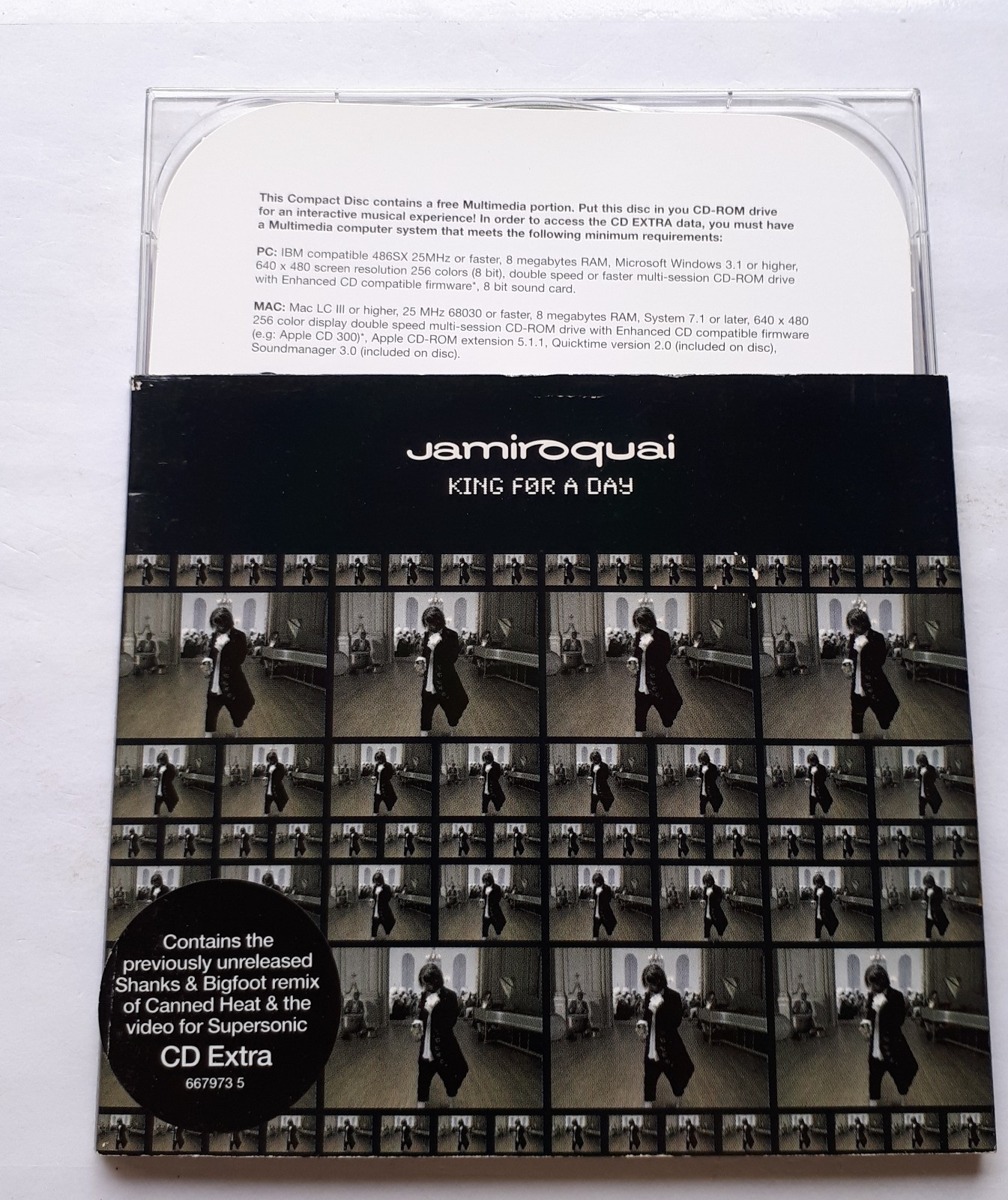 Jamiroquai - King For A Day -1999 UK Enhanced CD Single Housed in Card Slip Case