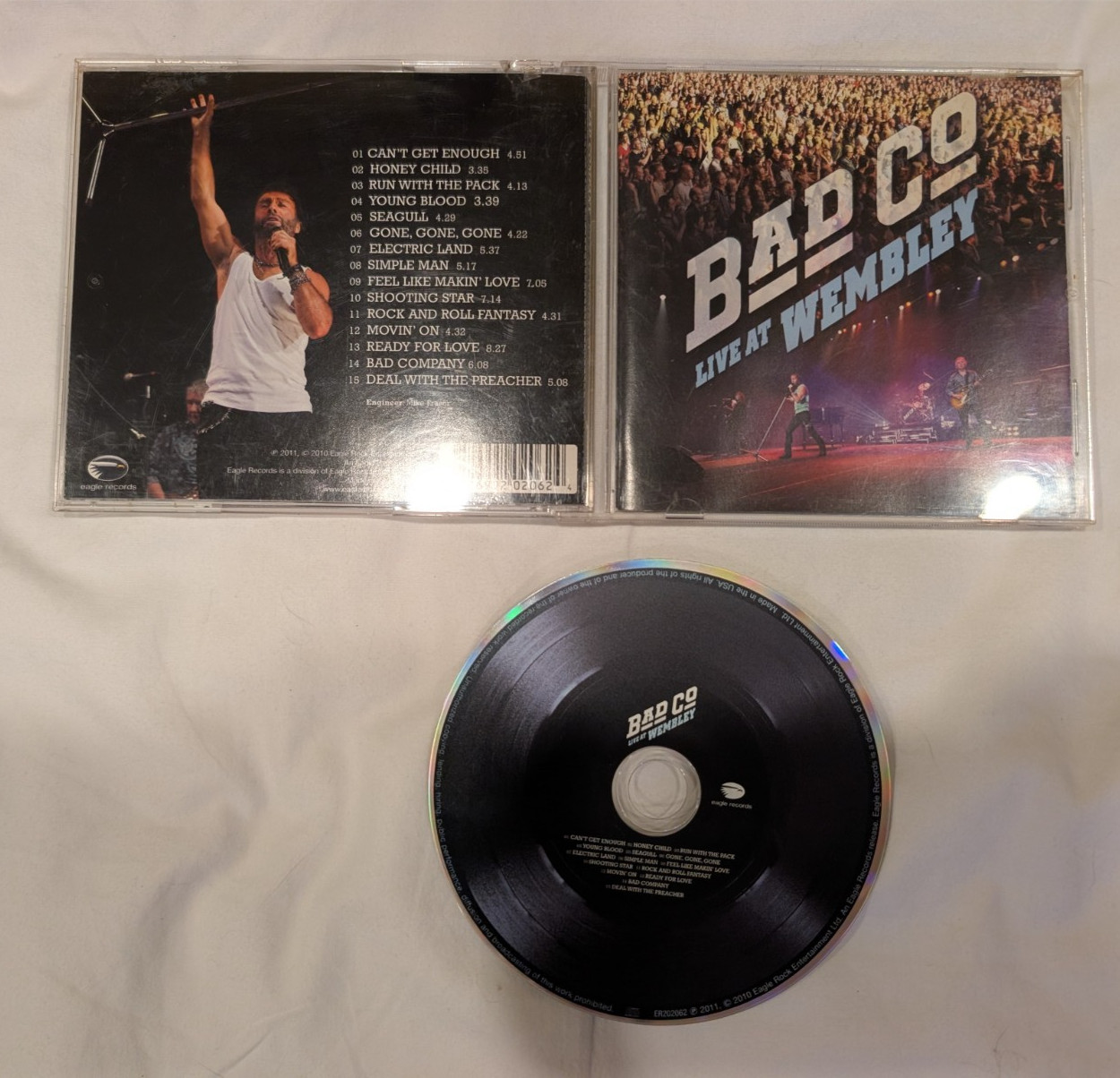 Bad Company Live at Wembley CD Eagle Records