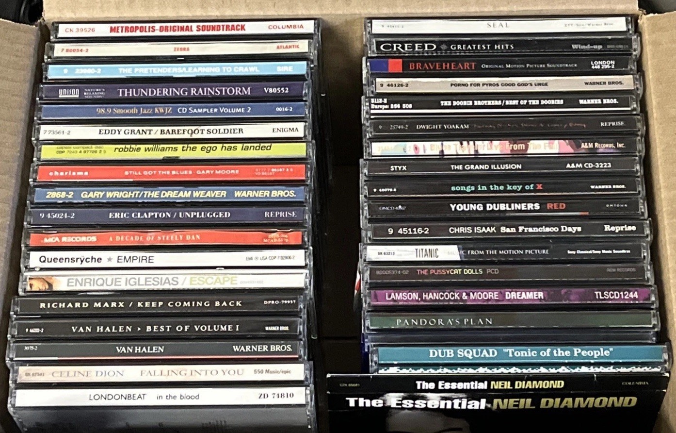 35 CD Mixed Lot Alternative Rock Reggae Blues Country Soundtrack 80s 90s Zebra