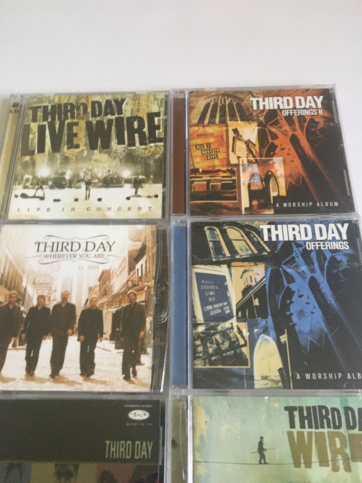 Third Day Religious Faith Christian Cd Lot Of 8 Cds 1 Is Double Cd And 1 Is Dual