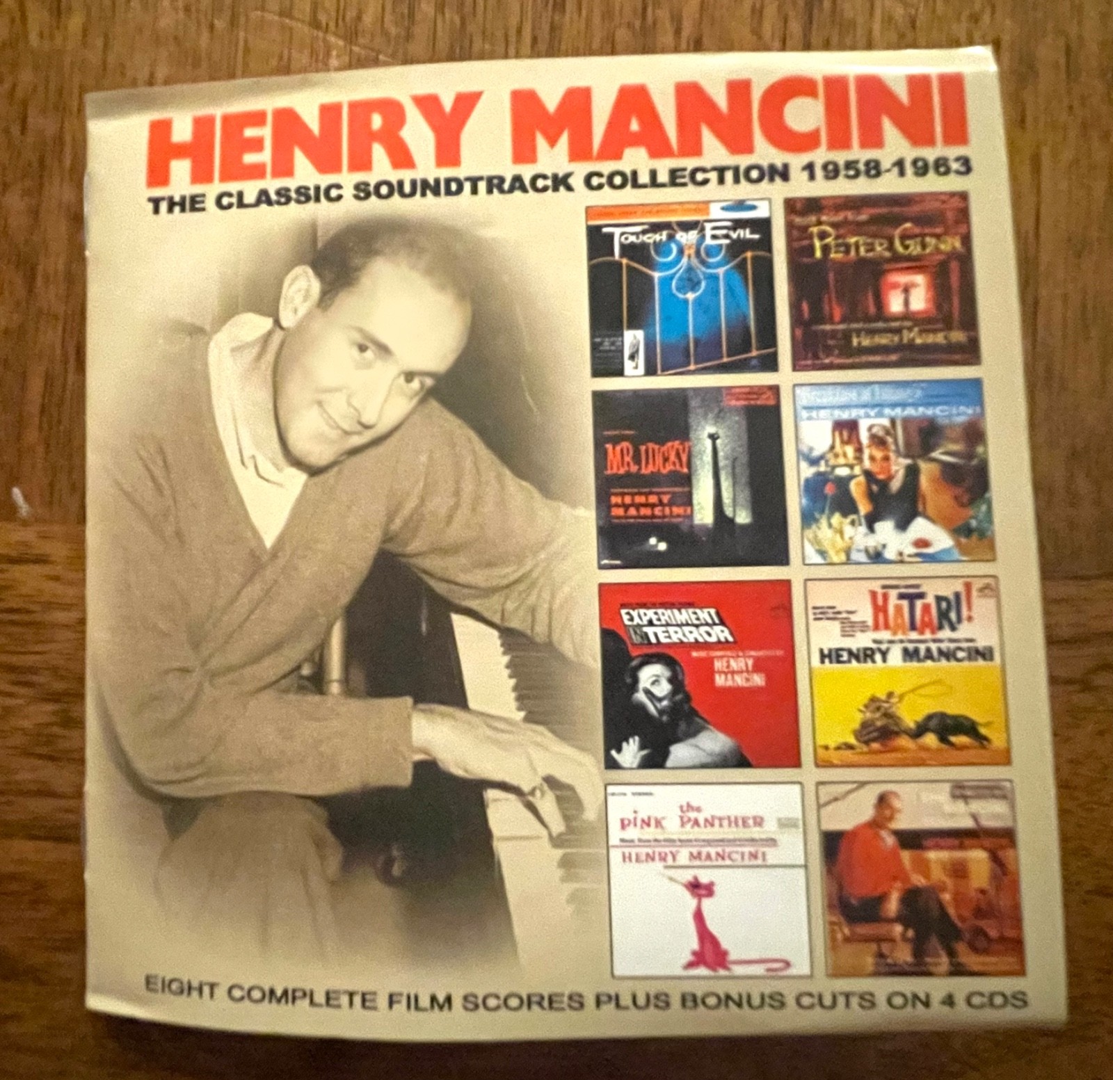 Henry Mancini-The Classic Soundtrack Collection 1958-1963-4 CD Set. Jazz. Theme