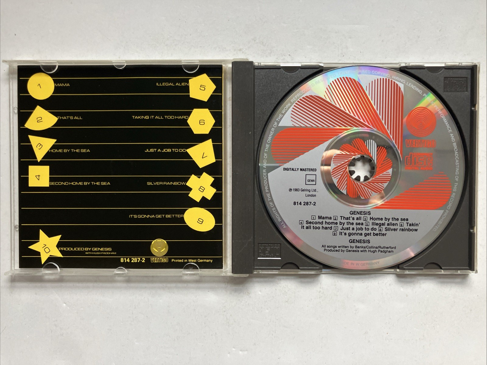 Genesis by Genesis (CD, Vertigo (Label) Import - Made in Germany - Very Good