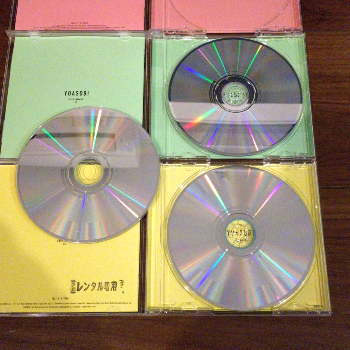 YOASOBI THE BOOK I II III Set of 3 CD Album Limited Edition J-pop Used
