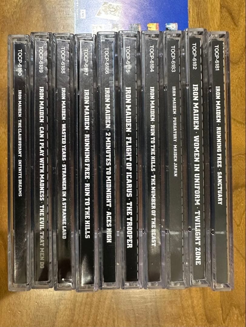 Used IRON MAIDEN The First Ten Years 1980 - 1990 Up The Irons 10 CD BOX