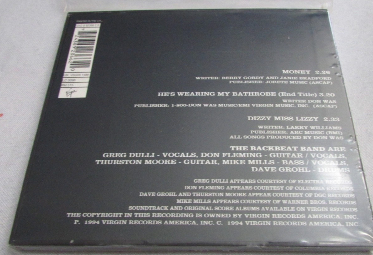 THE BACK BEAT BAND MONEY SINGLE Nm/Nm CD G57