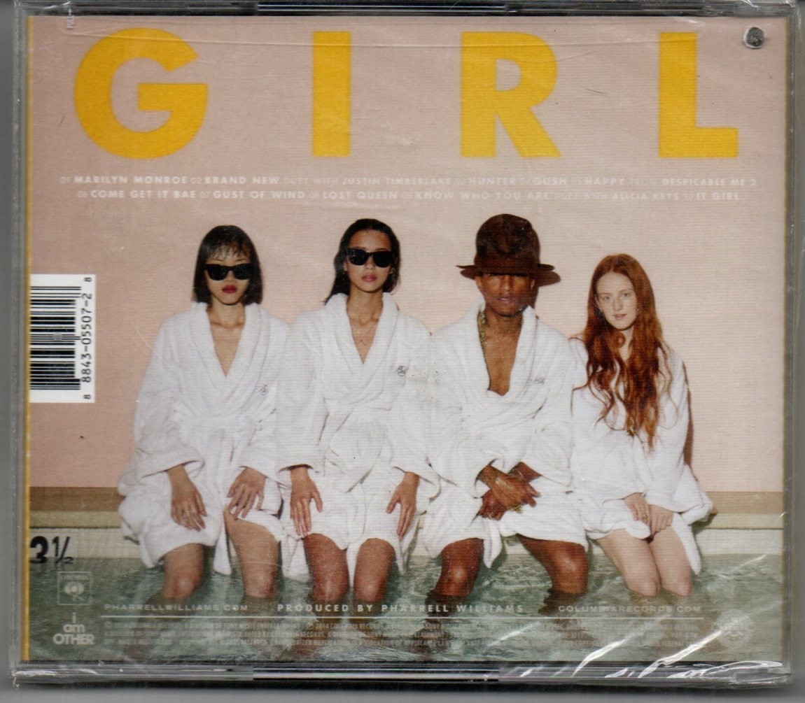 PHARRELL WILLIAMS: GIRL CD BRAND NEW CONTEMPORARY R&B NEO SOUL