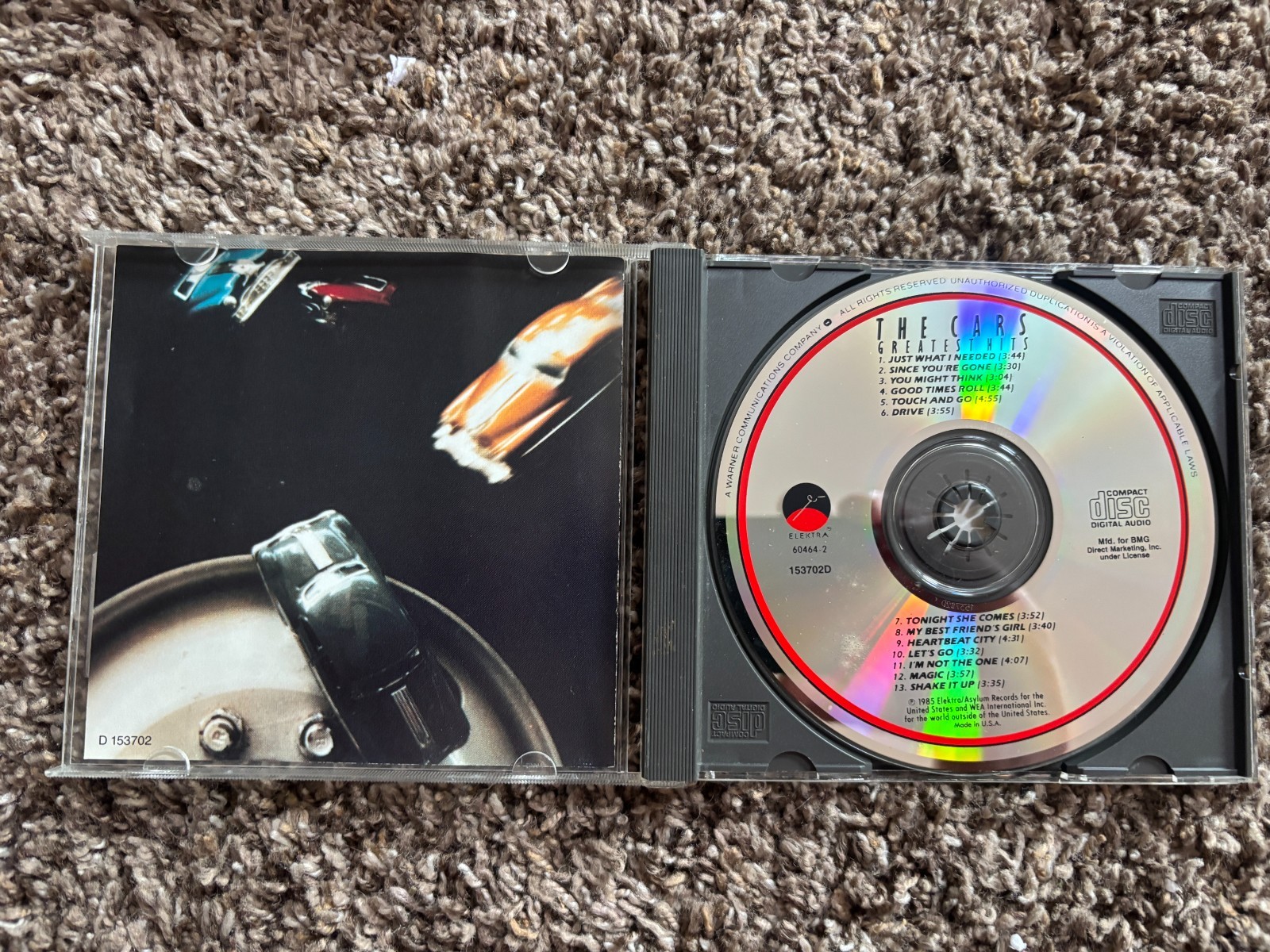 The Cars 4 CD Lot - Anthology, Greatest Hits, Heartbeat City, Classic Tracks