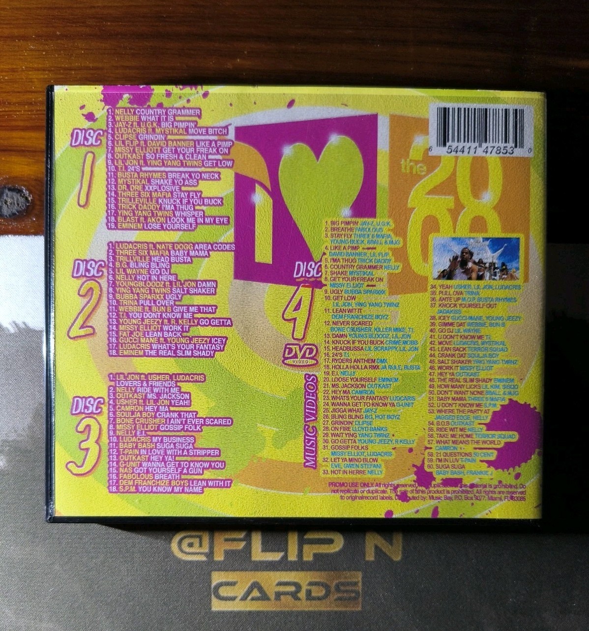 I Love The 2000's - Rap Hip Hop MIXTAPE - 3 CD & DVD Set - DJ PROMO (2000-2009)
