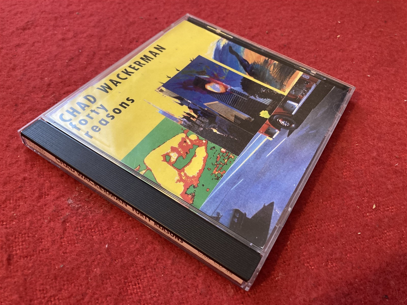 CHAD WACKERMAN FORTY REASONS 1991 CD SIGNED BY ALLAN HOLDSWORTH FREE UK POSTAGE