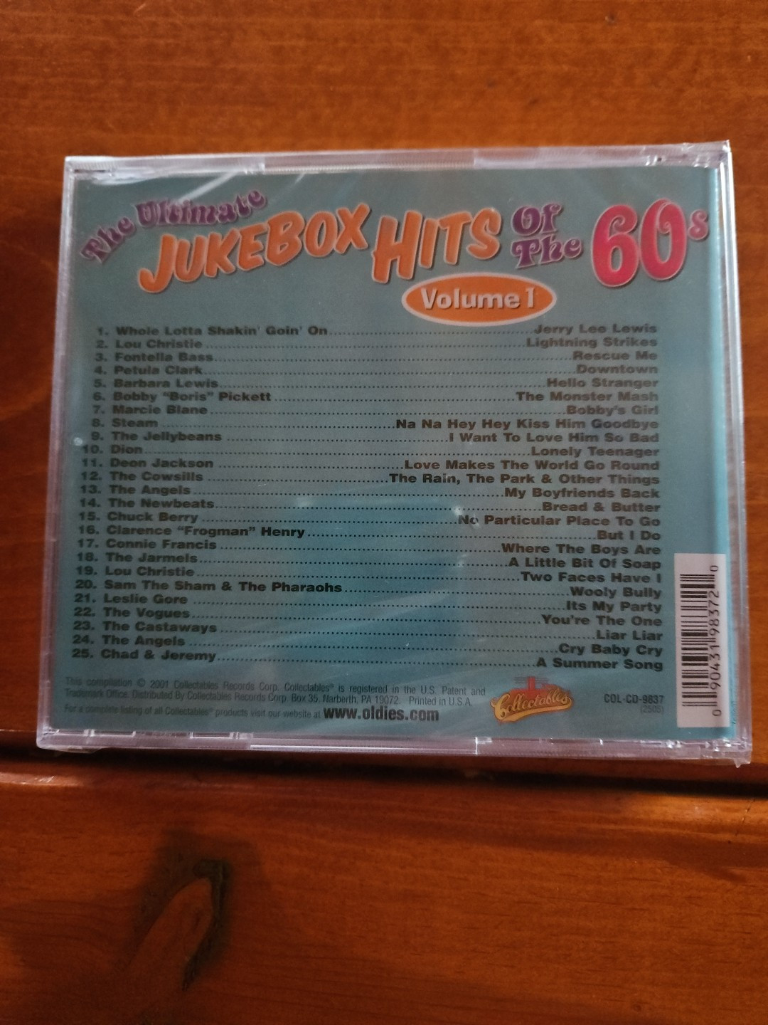 CHUCK BERRY,DION,COWSILLS/ULTIMATE JUKEBOX HITS OF THE 60'S*BRAND NEW SEALED CD