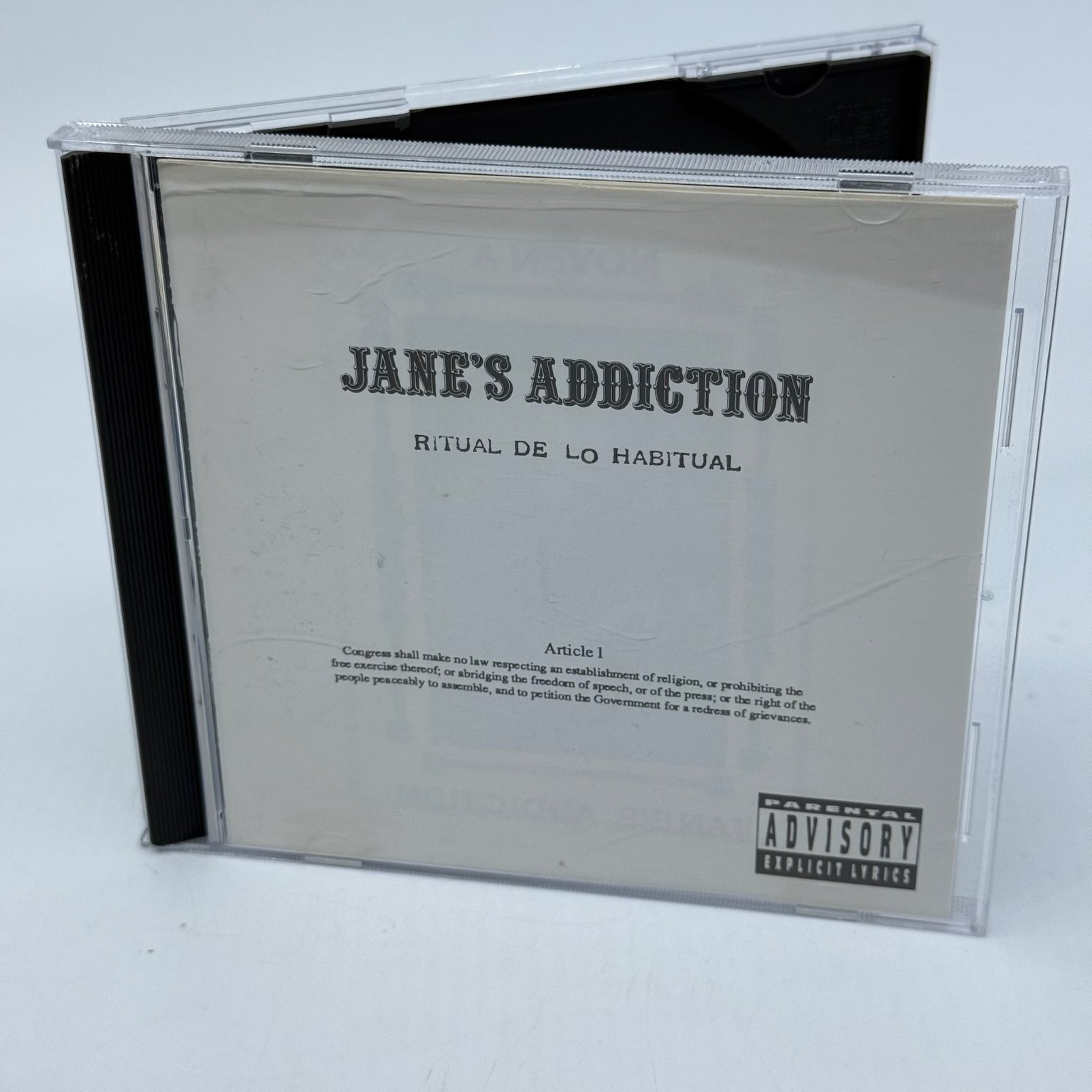 Jane's Addiction – Ritual de lo Habitual CD 1990 Alt Rock Warner Bros. USA