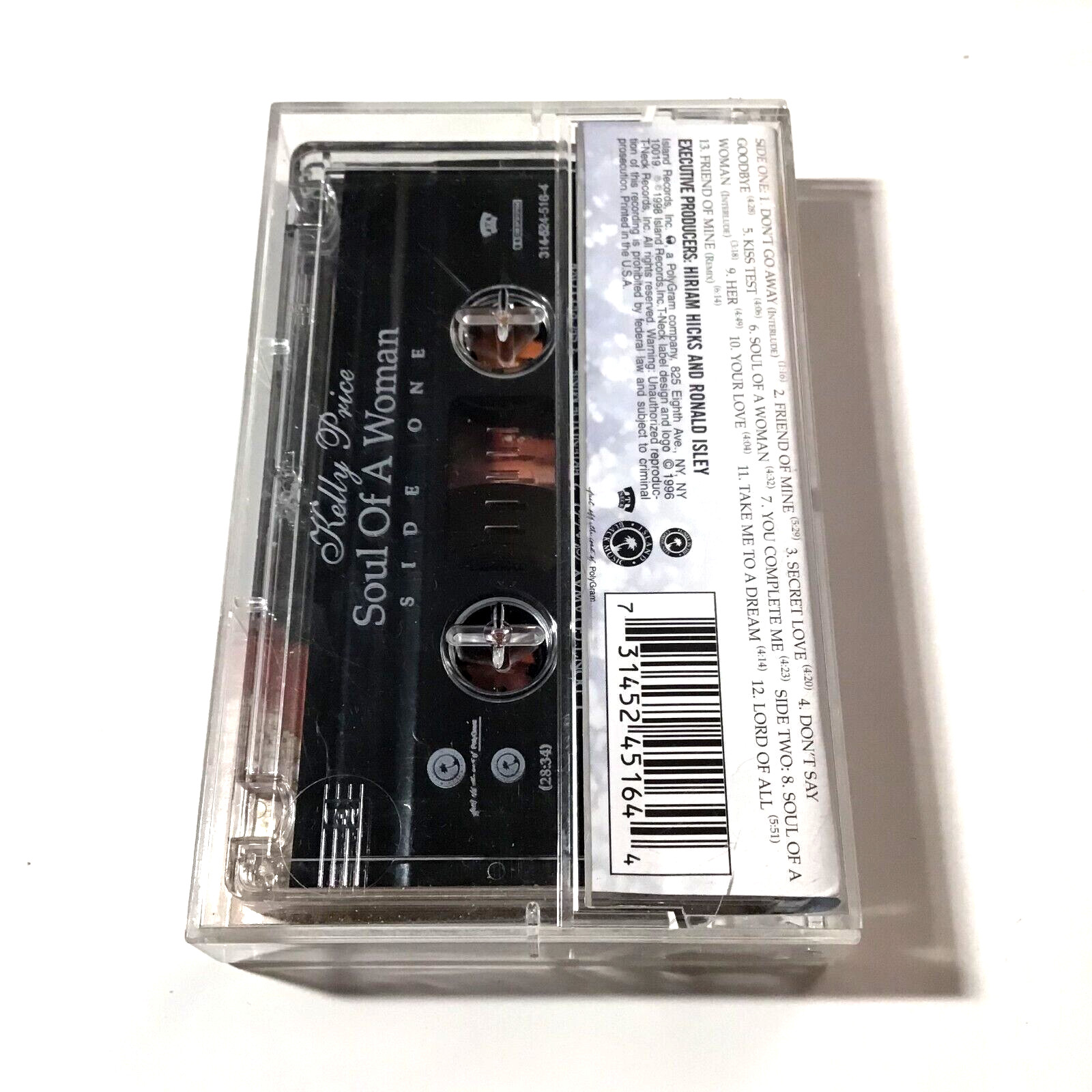 Kelly Price Soul Of A Woman Cassette 1996 R&B, Gospel Tested
