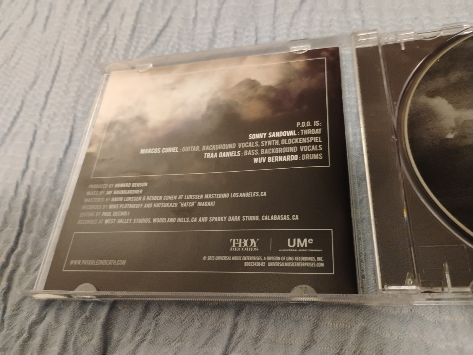 The Awakening by P.O.D. CD 2015 Signed By All Band Members