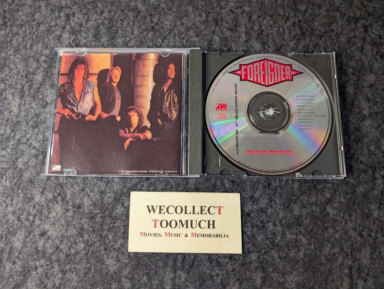 Foreigner Unusual Heat 1991 CD Atlantic WEA First Edition 11 Tracks