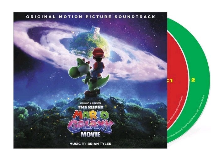 The Super Mario Galaxy Movie CD Soundtrack Brian Tyler Iam8bit Nintendo Score!
