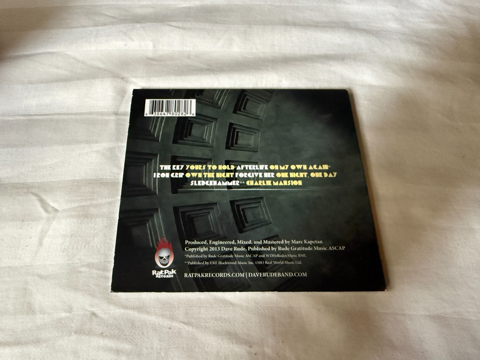 Dave Rude Band - The Key CD 2013 Rat Pak Records Tesla 80s Hard Rock OOP RARE