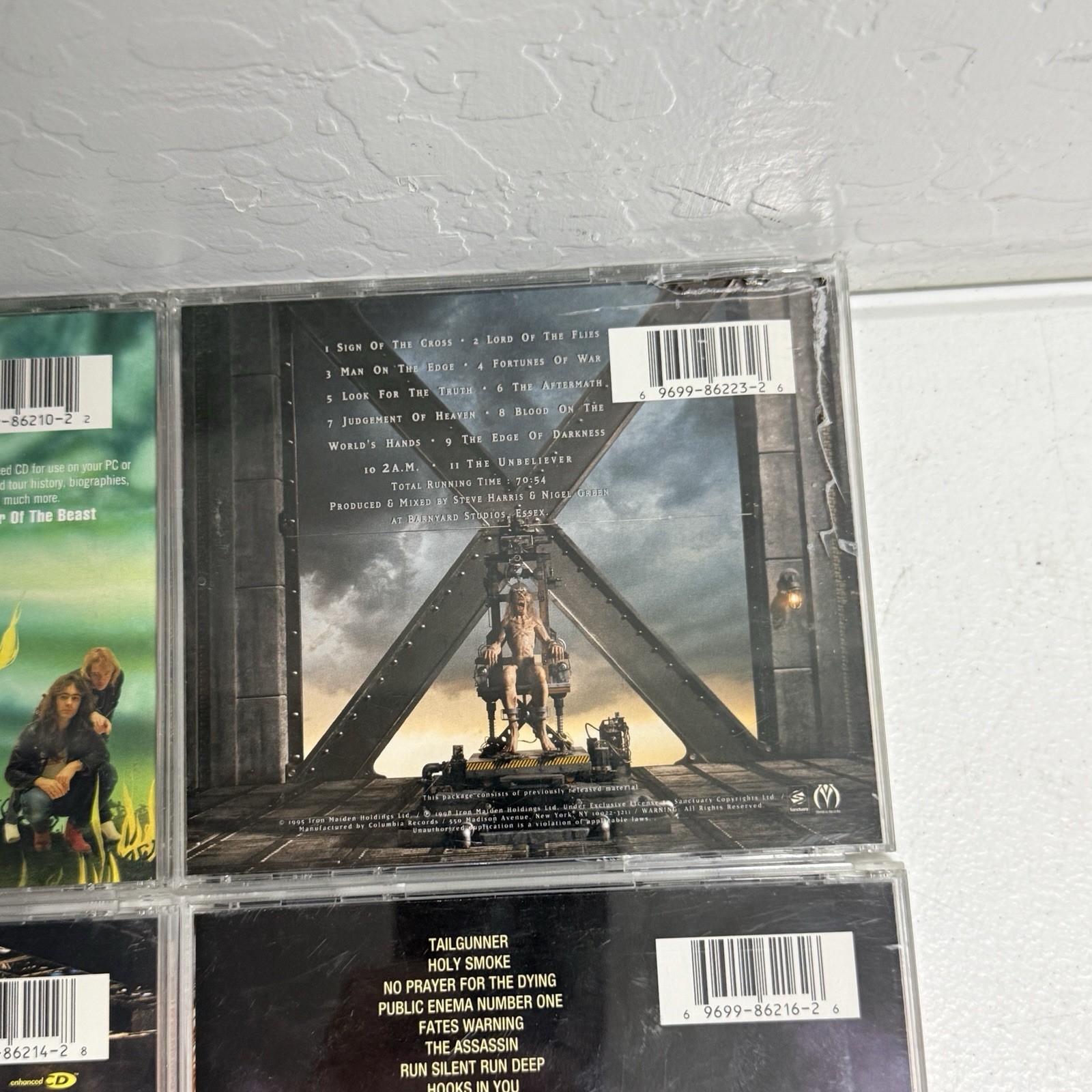 Iron Maiden CD Lot 6 Enhanced CDs Number of the Beast Fear of the Dark X Factor