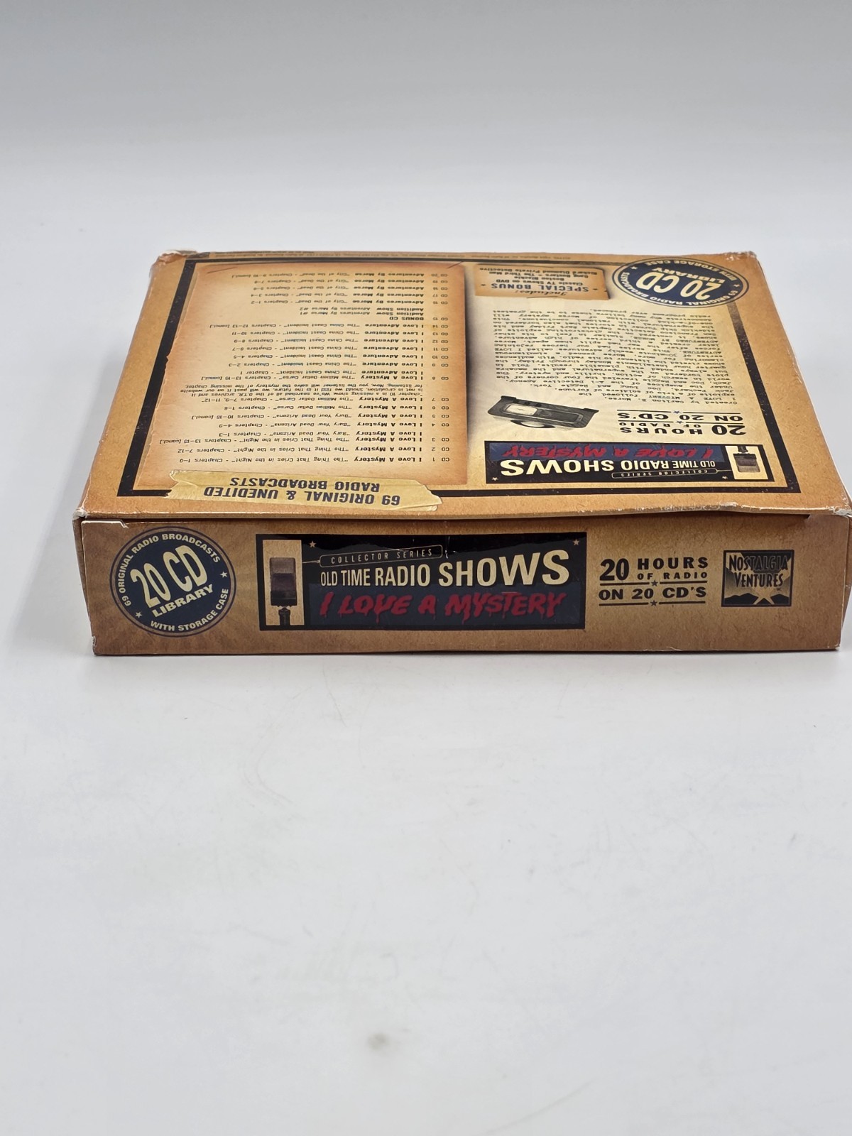 I Love A Mystery: Old Time Radio Shows - 20 Hours of Radio 20 CD's - Bonus DVD