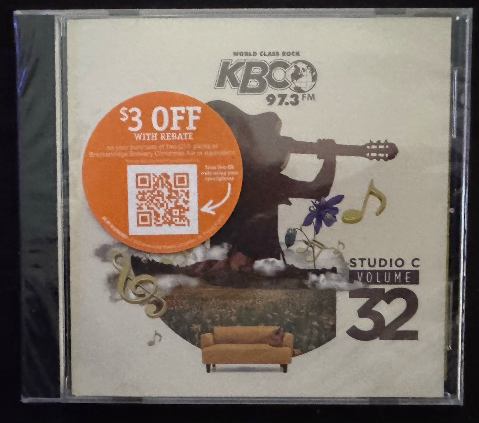 KBCO 97.3 World Class Rock Studio C Volume 32 (CD, 2020) - BRAND NEW / SEALED
