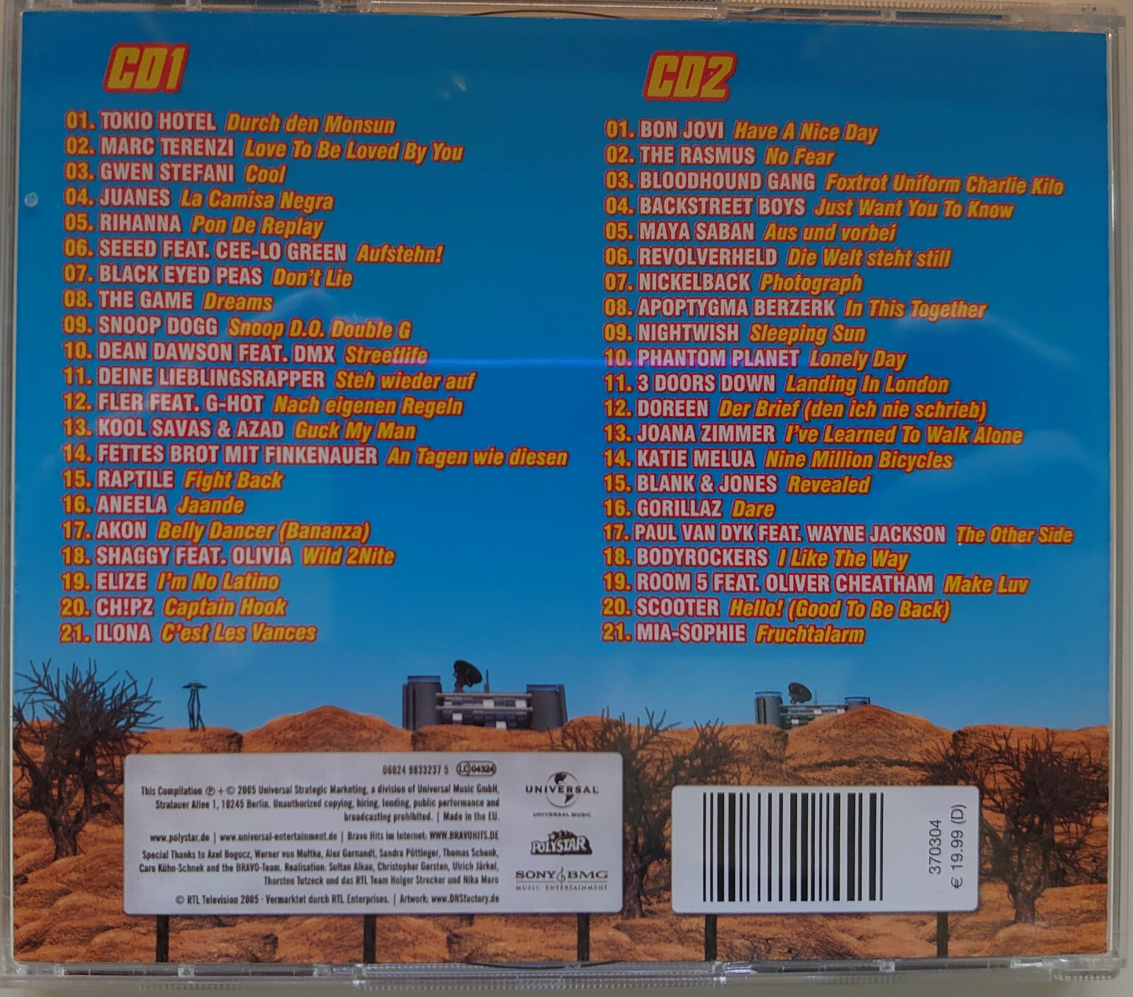 Bravo Hits 43-46-48-51-54-58-61-76 Music CD Bundle