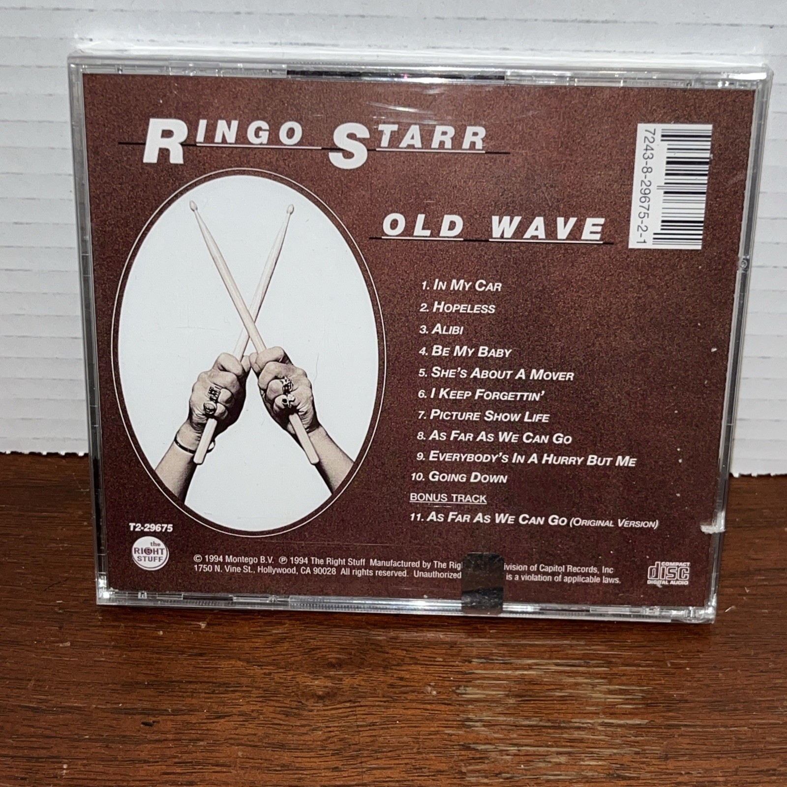 Ringo Starr Old Wave CD Collectors Edition Sealed CD with Hype Sticker Promo Cut