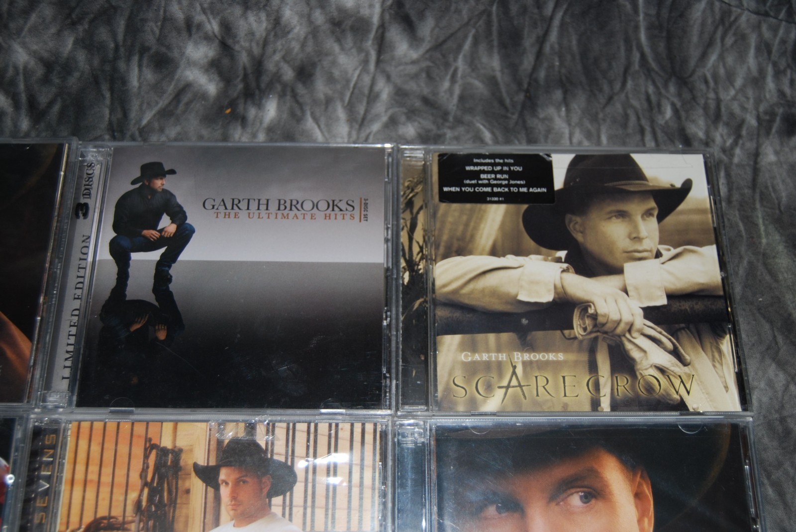 Lot of 7 Garth Brooks CDs Collection, The Ultimate Hits New Sealed, Sevens, More