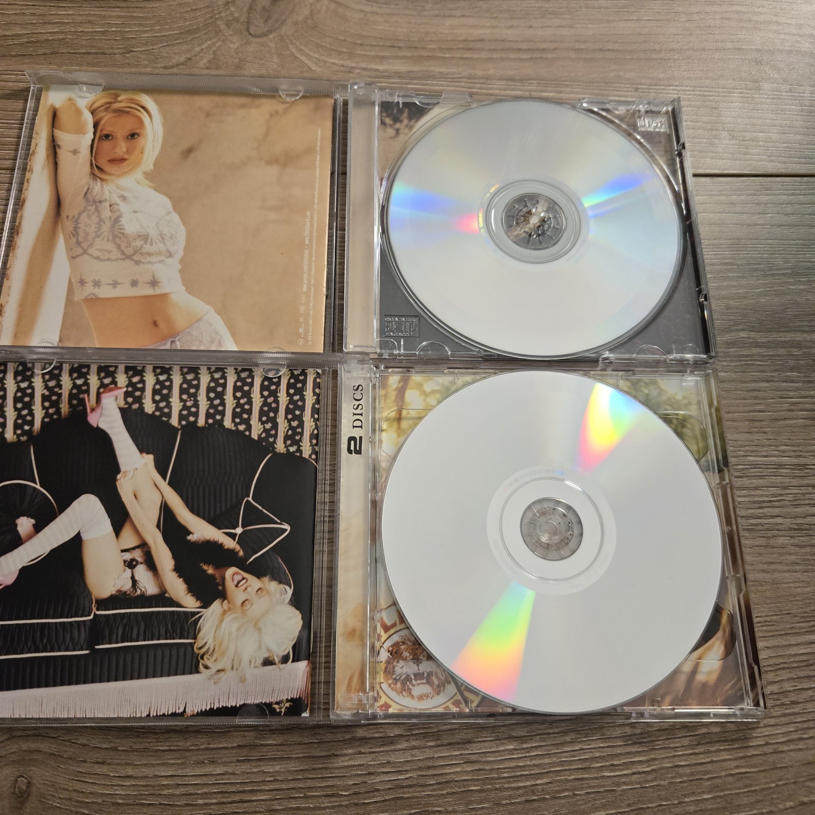 Christina Aguilera 3-CD LOT: Debut + Back To Basics 2CD Pop R&B Xtina