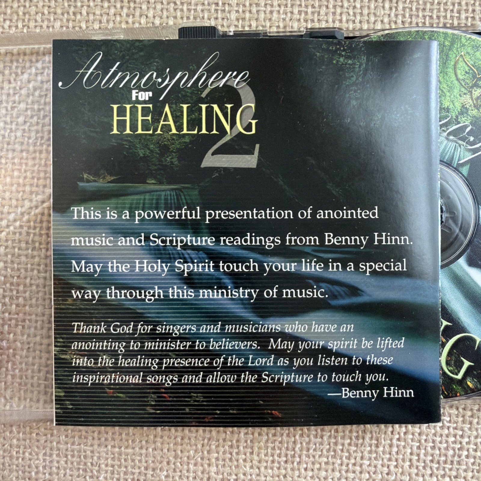 Atmosphere for Healing 1 Featuring Special Crusade Vocalists - CD - Benny Hinn