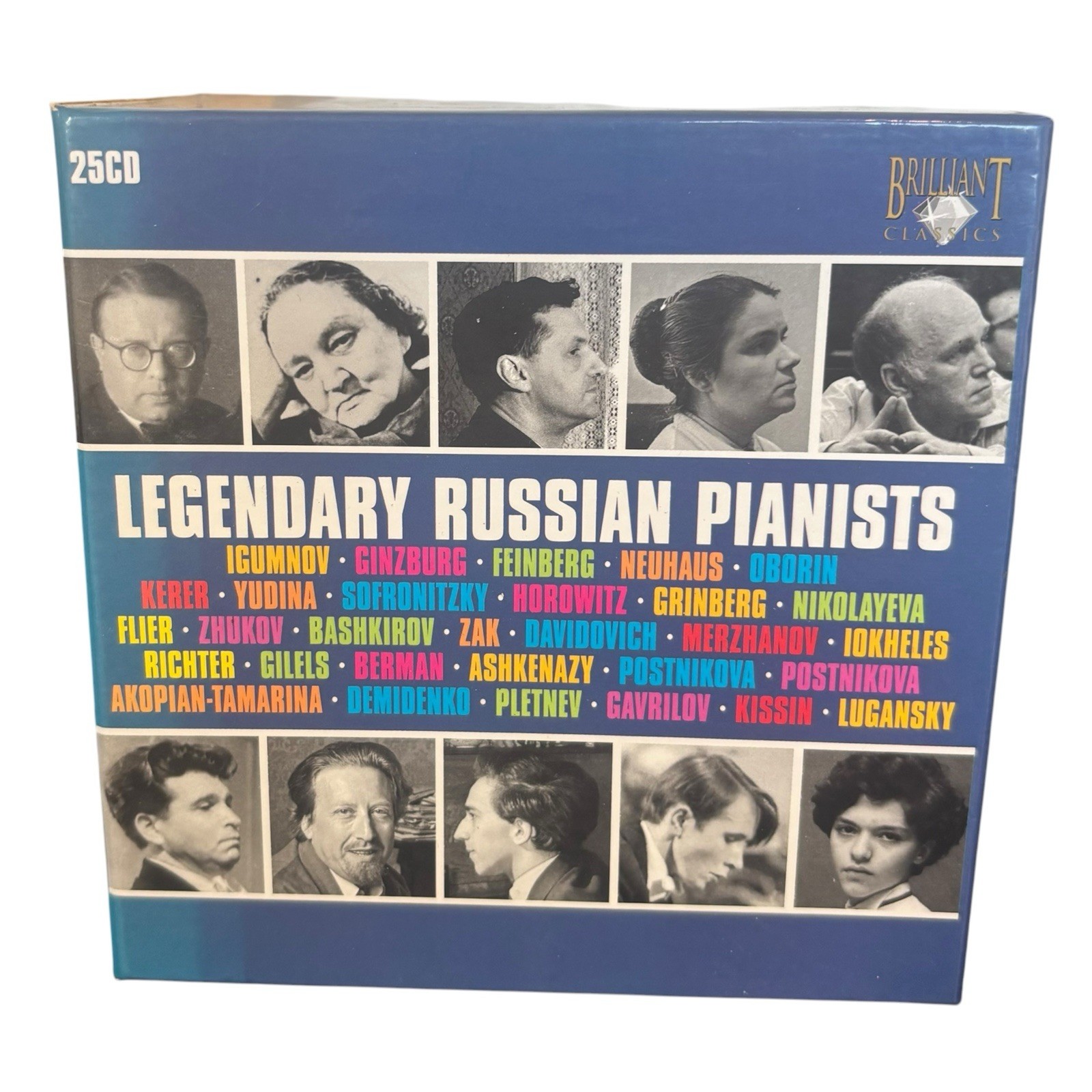 Legendary Russian Pianists Gilels Horowitz [Brilliant 25 CD Box Set] RARE OOP