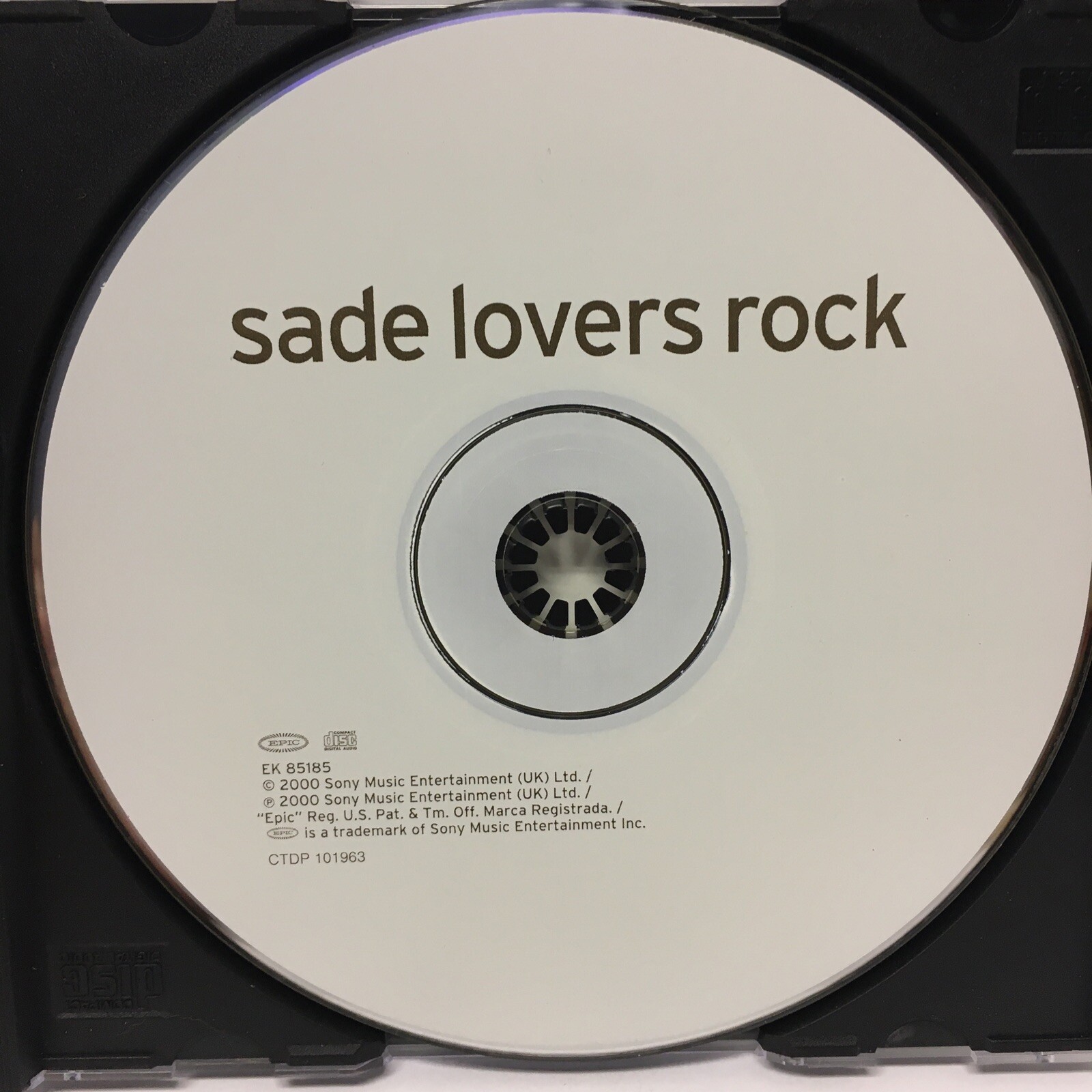 Lovers Rock by Sade (CD, Nov-2000, Epic)