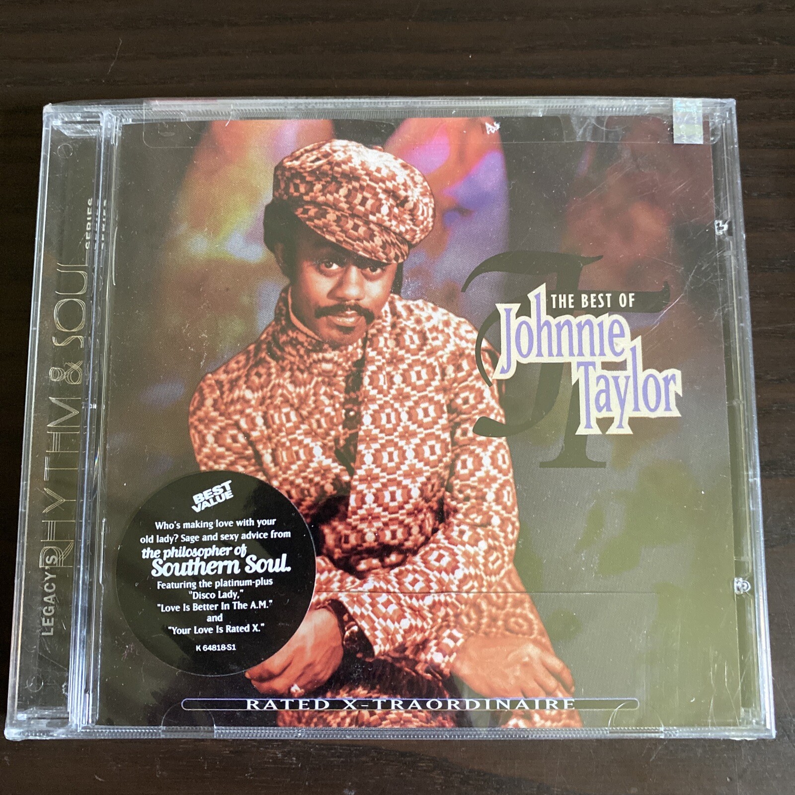 Rated X-Traordinaire: The Best of Johnnie Taylor CD - Brand New & Factory Sealed