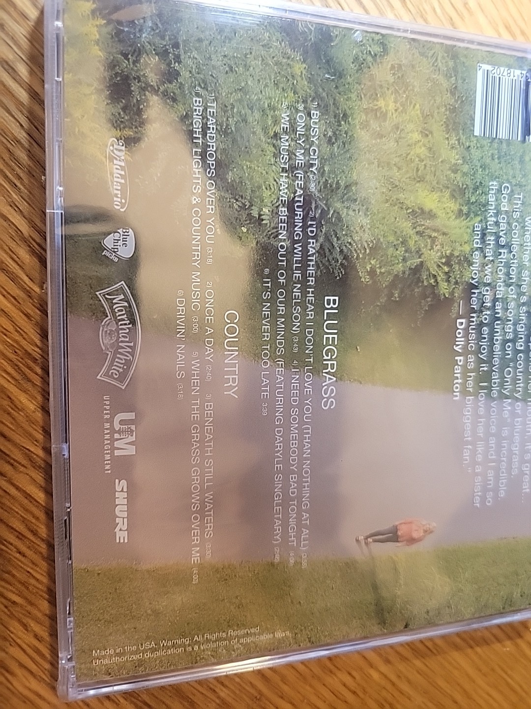 Only Me by Rhonda Vincent (CD 2014 2-Discs) Country & Bluegrass Upper Management