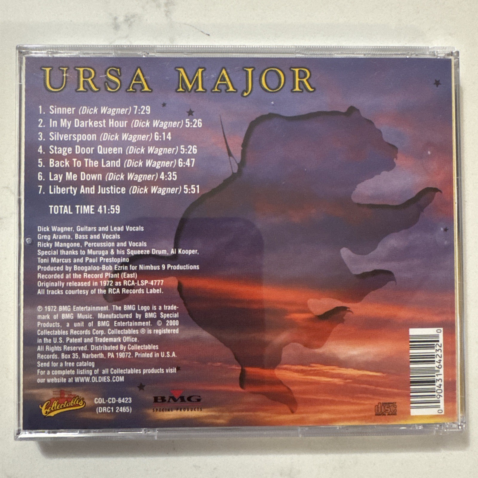 URSA MAJOR DICK WAGNER CD (self Titled) COLLECTABLES MINT NEW METAL WORKS
