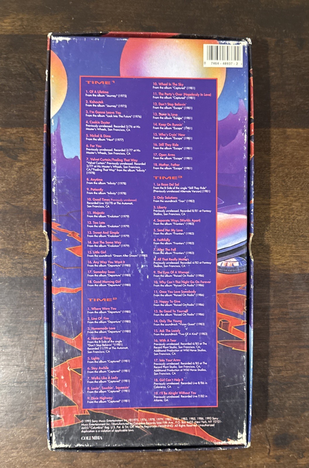 Journey Time 3 (3 CD Box Set, 1992 Columbia Records) Complete w/ Booklet