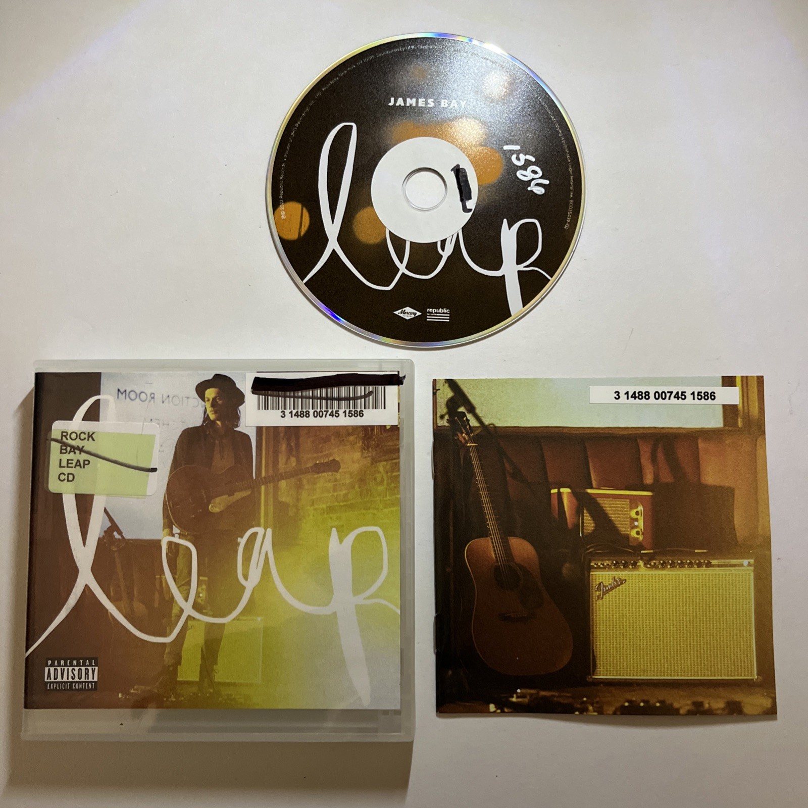 James Bay -Leap -CD -2022 (Feat: Give Me The Reason & One Life)