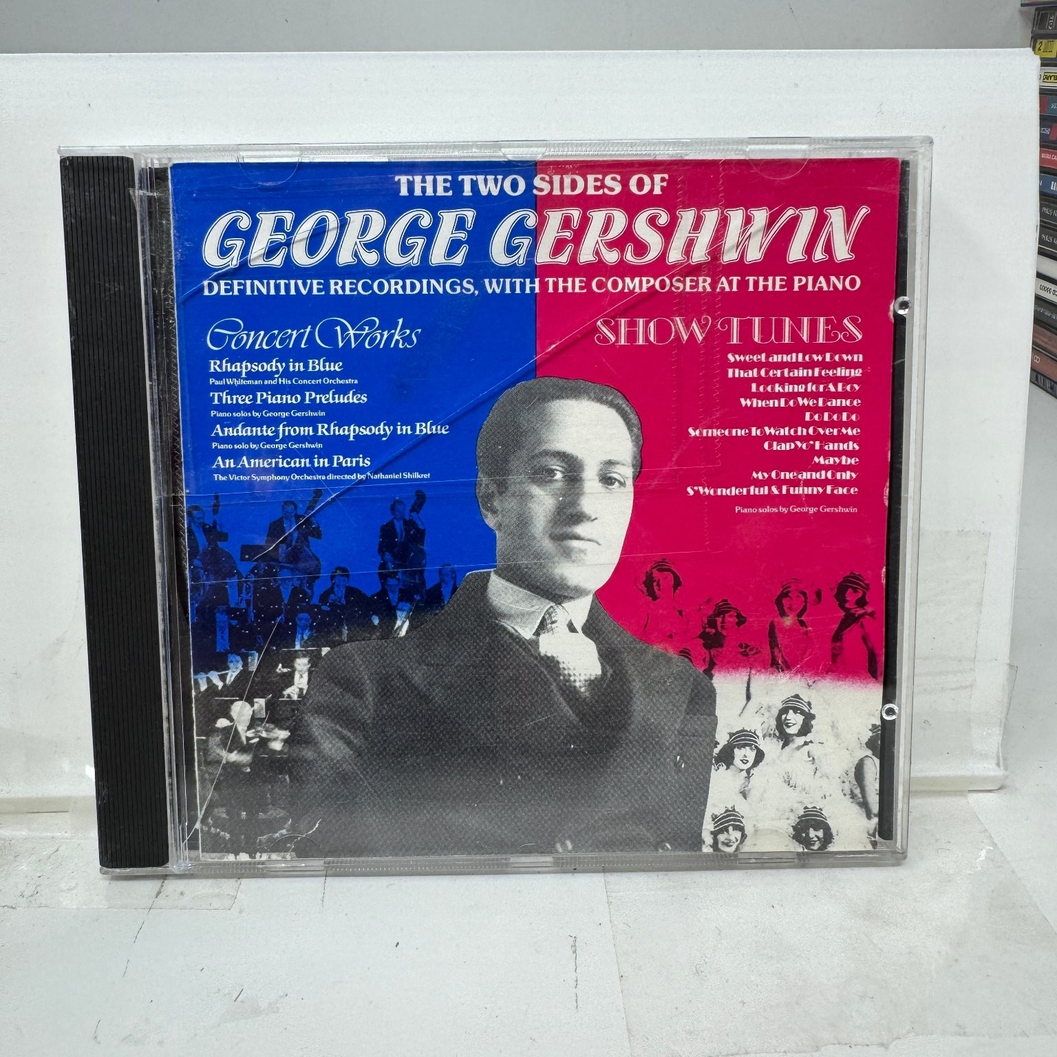 George Gershwin - The Two Sides Of CD Definitive Recordings 1980s Classical